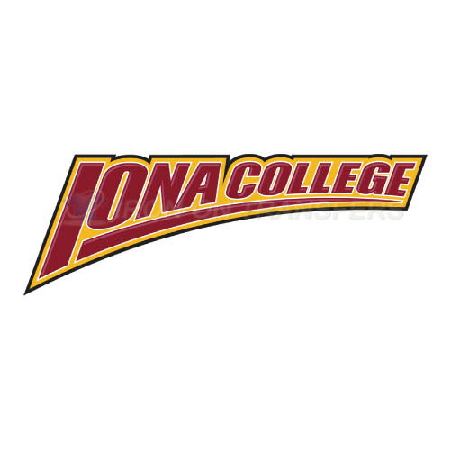 Iona Gaels Logo T-shirts Iron On Transfers N4639 - Click Image to Close